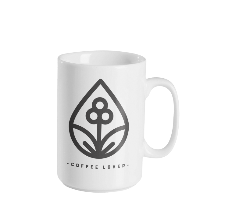 Customized coffee lover's mug