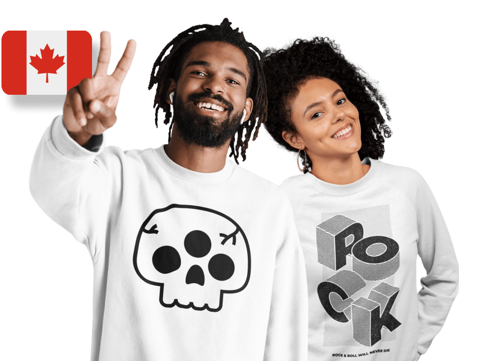 Customized sweatshirts for men and women in Canada