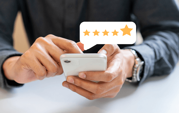 review stars