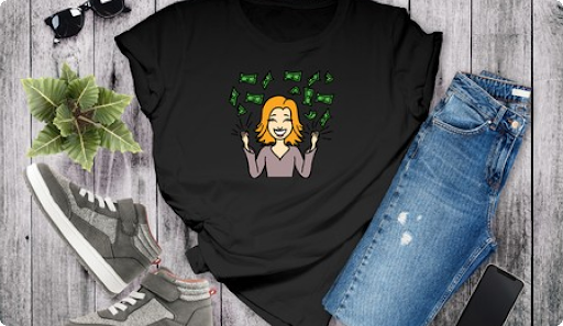 Passive Income Beginners T-Shirt Design PoD